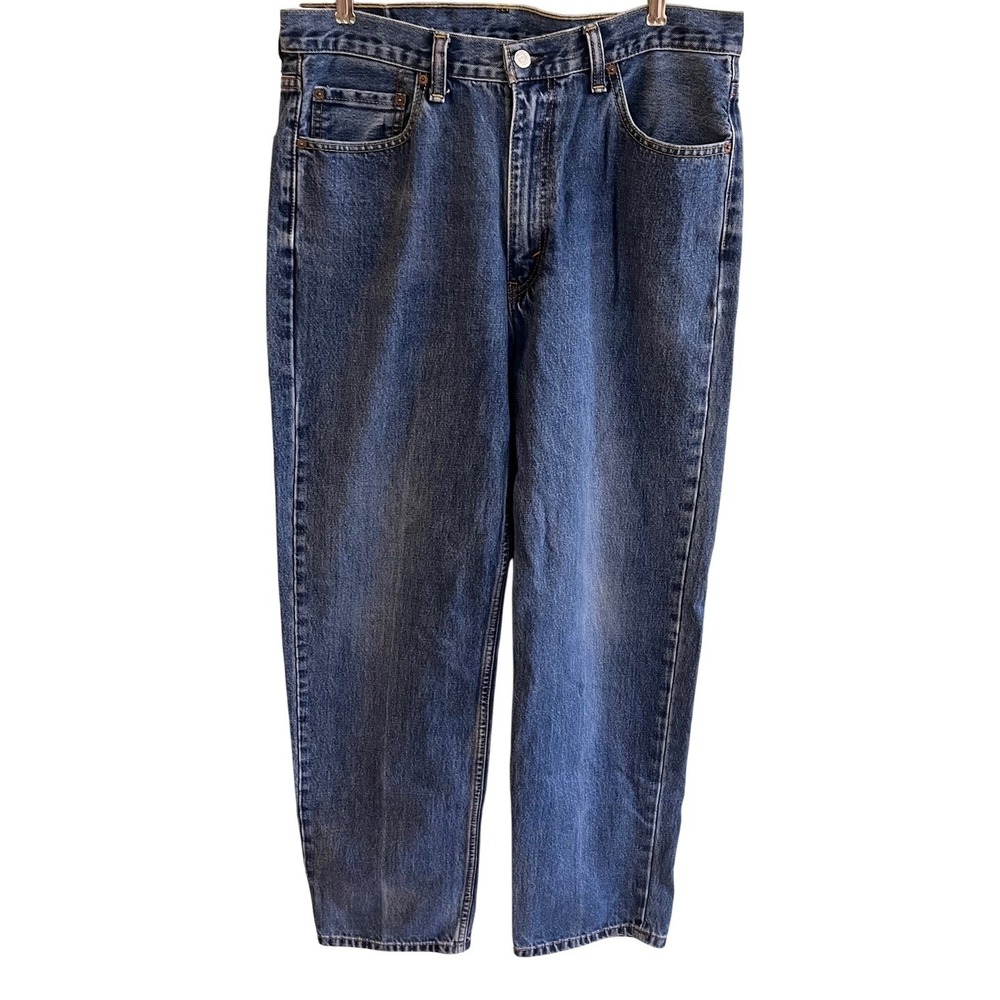 Levi's 550 Blue Denim‎ Relaxed Fit Jeans 36x34 Men's Western Utility